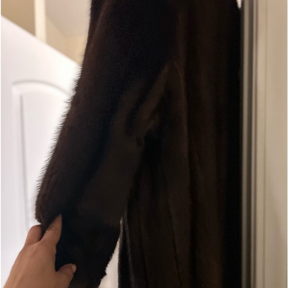 Women’s full length vintage mink coat (Mr. J.) - Picture 3 of 7